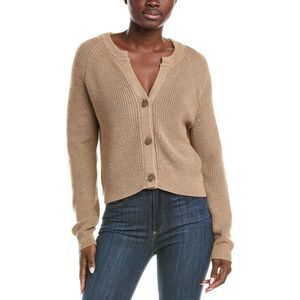 Velvet By Graham & Spencer Womens Wool-Blend Sweater, Tan